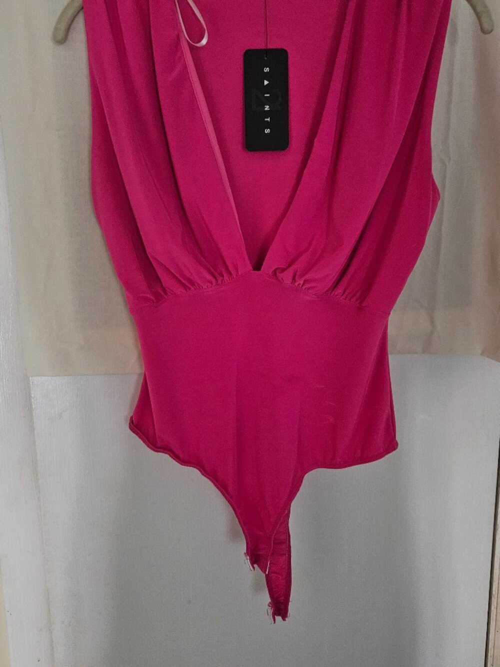 21 SAINTS Brand Pink Women's Bodysuit NWT